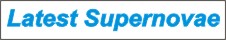 Supernovas recientes